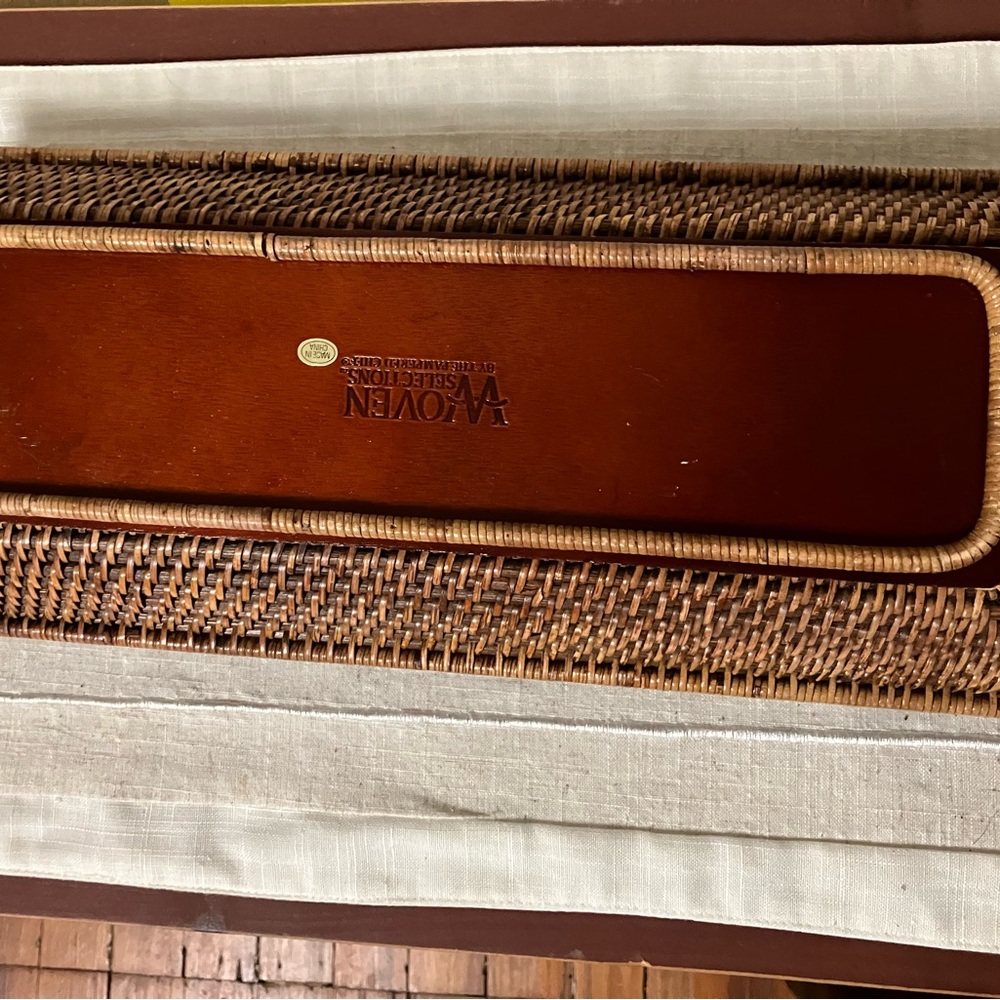 Pampered Chef Woven Traditions Rectangular Tray